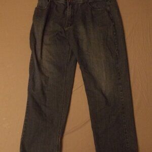 Vintage Akademiks Jeans Mens 46x34 Blue Relaxed Y2K Baggy Hip Hop Cotton